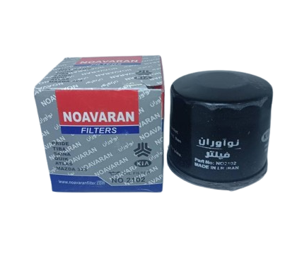 فیلتر روغن نوآوران NO2102 مناسب پراید، تیبا، ساینا، کوییک، اطلس و مزدا 323